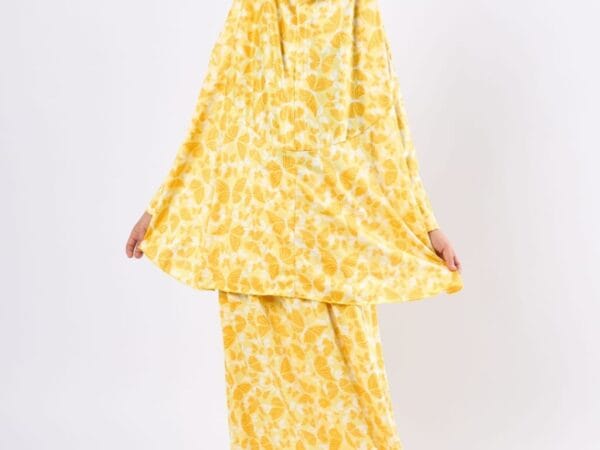 Butter Lycra Prayer Dress for Children-M-77